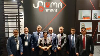 El equipo de Sigmadiamant en Cersaie 2024.