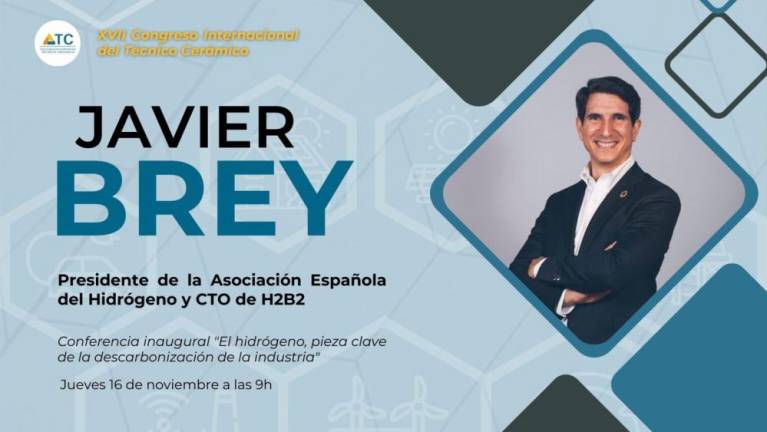 Javier Brey inaugurará el Congreso Internacional del Técnico Cerámico en Castelló