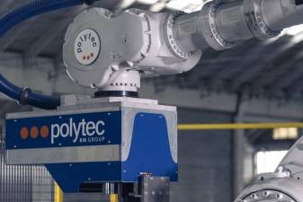 $!La célula robotizada de Polytec es un ejemplo de enfoque 5.0 de la industria.