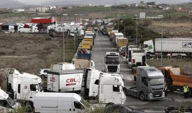 Huelga de transporte en el año 2022.