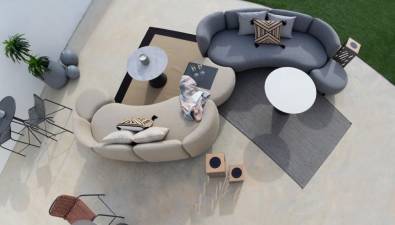 Zaha, una colección de mobiliario para el exterior de LdK Living Outdoors
