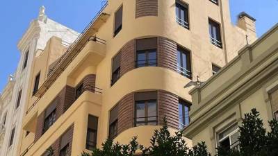El Edificio Vizcaíno ubicado en el número 3 de la calle Ribera / Colección Consuelo Borso
