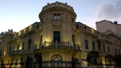 Palacio de Longoria, en la calle Fernando VI de Madrid, actual sede de la SGAE.