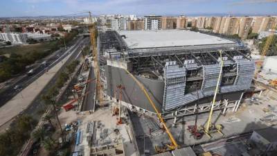 Las obras del Roig Arena.