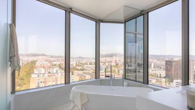 $!Proyecto | Trestrazos Interiorismo da vida a una nueva vivienda del icónico edificio Antares de Barcelona