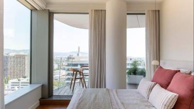 $!Proyecto | Trestrazos Interiorismo da vida a una nueva vivienda del icónico edificio Antares de Barcelona