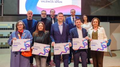 Imágenes de la ceremonia de entrega de los premios que otorga CDICV en Cevisama.