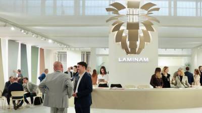 El espacio de Laminam en Cersaie 2024.