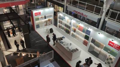 Estand de Tile of Spain en la edición de 2024 de Surface Design Show