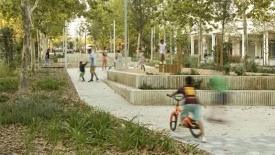 $!Primer Premio en Intervención en Ámbito Urbano: Transformación Rambla Girada en Vilafranca del Penedès, Barcelona.