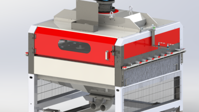 $!Cepilladora SPZ1200 fabricada por Das Tech para líneas de rectificado.