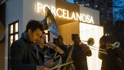 Porcelanosa Grupo ha instalado en Madison Square Park, frente a su tienda insignia en Nueva York, una instalación efímera