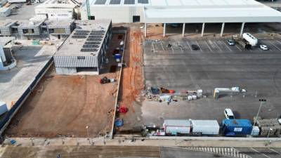 $!La estructura principal del edificio ya ha sido completada y actualmente se están llevando a cabo trabajos en las instalaciones internas.