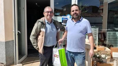 Lorenzo Andrés (gestor de zona de BdB) y Francisco Javier Luis (administrador de BdB Reviluis, en la provincia de Ávila).