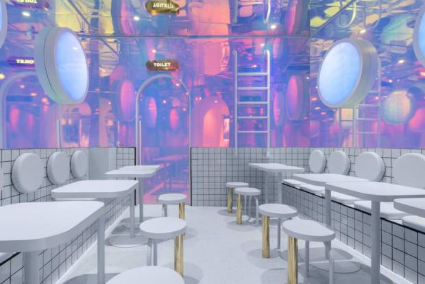 $!Un restaurante futurista con la cerámica como protagonista