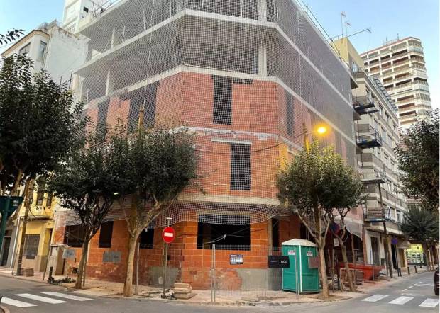 $!Edificio que OCN está levantando en la calle Fola de Castelló.