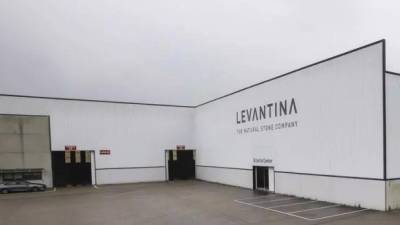 Instalaciones de la antigua Graninter, hoy Levgranite, en el Polígono de As Gándaras en O Porriño, en la provincia de Pontevedra.