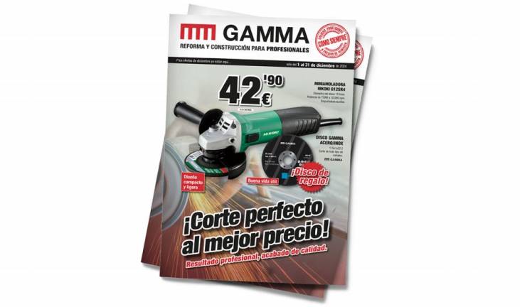 Diciembre de ofertas para el profesional de la construcción en los almacenes Gamma