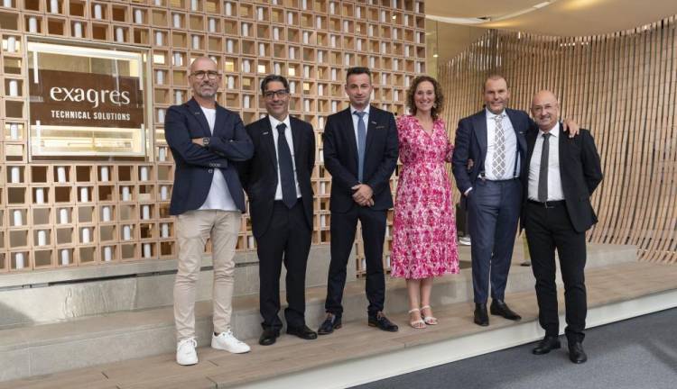 Galería de fotos | Exagres, diseño cerámico de tendencia en Cersaie 2024