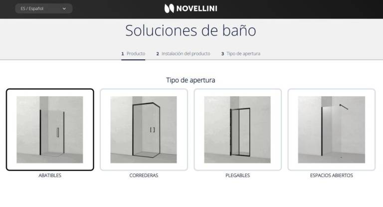 Novellini lanza su configurador 3D de baños