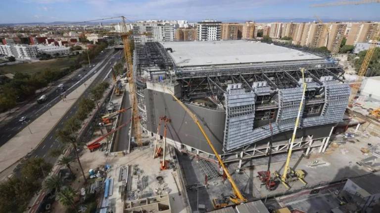 El Roig Arena de Valencia desvela el acabado especial de su fachada cerámica